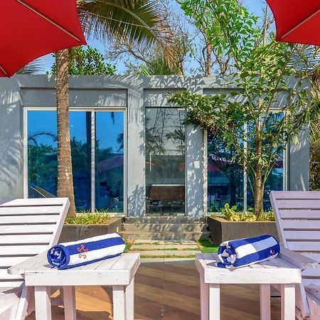 Saffronstays Palm Paradise: Poolside Oasis with Slides and Games Padghe Exterior photo
